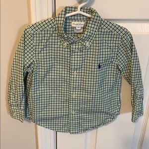 Polo toddler size 24 month button down top